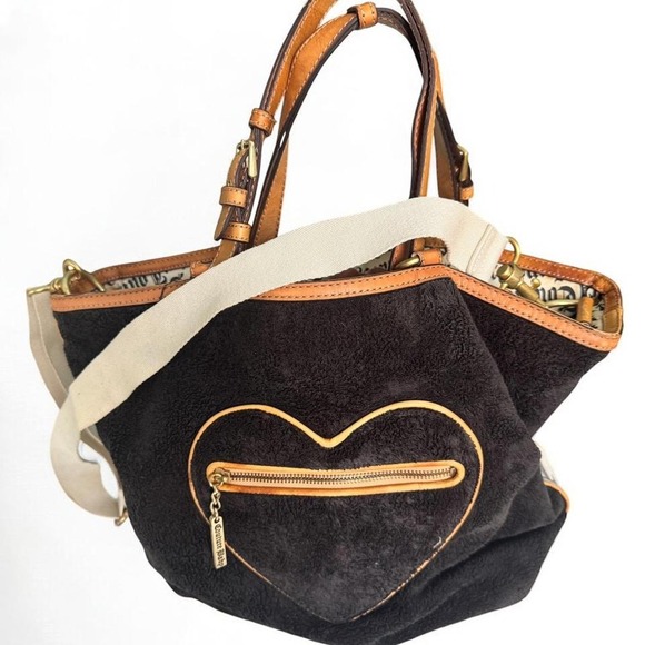 Vtg Juicy Couture y2k‎ Terry Cloth XL Baby Bag Or Weekender Bag Couture Baby - Picture 1 of 11